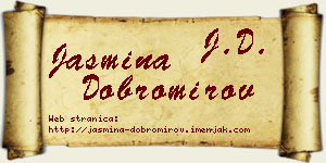 Jasmina Dobromirov vizit kartica